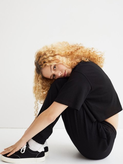 H&M Women Black High-Waisted Joggers