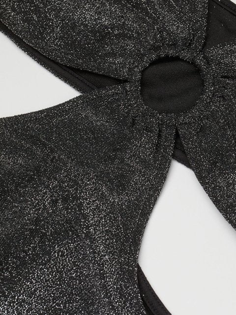 H&M Women Black Jersey playsuit