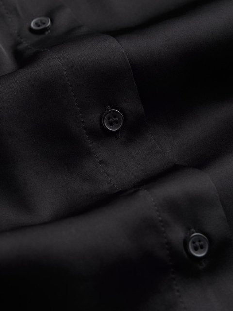 H&M Women Black V-Neck Blouse