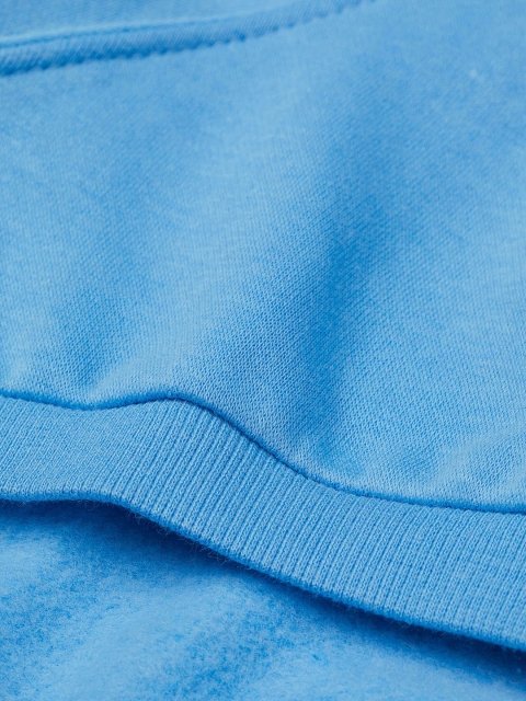 H&M Women Blue Cropped sweatshirt