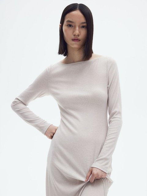 H&M Women Boat-Neck Maxi Dress