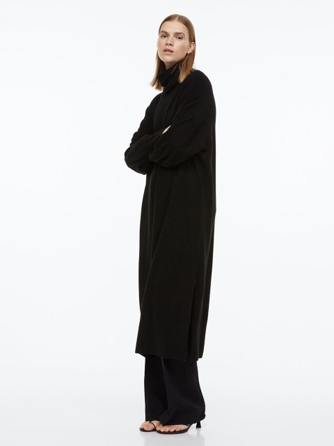 H&M Women Cashmere Polo-Neck Dress