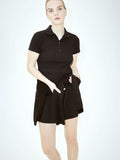 H&M Women Collared Ribbed Dress