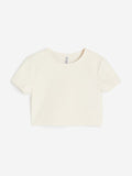 H&M Women Cropped Jersey Top