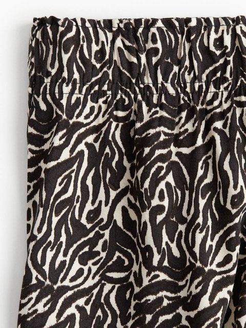 H&M Women Cropped Pull-On Trousers