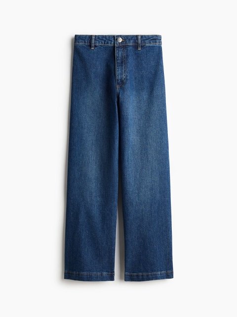 H&M Women Cropped Twill Trousers