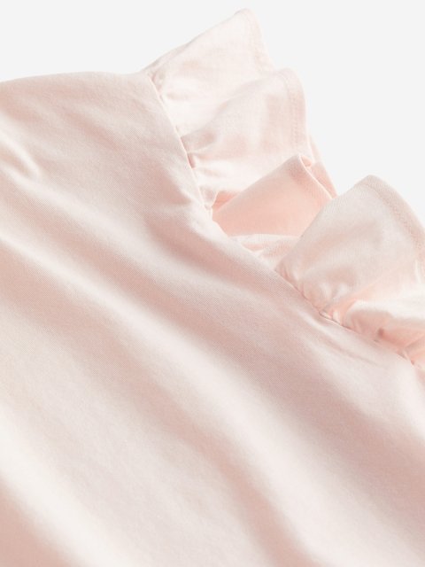 H&M Women Frill-Trim Cotton Top