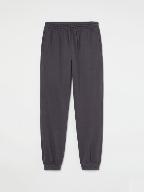 H&M Women Grey High-Waisted Joggers