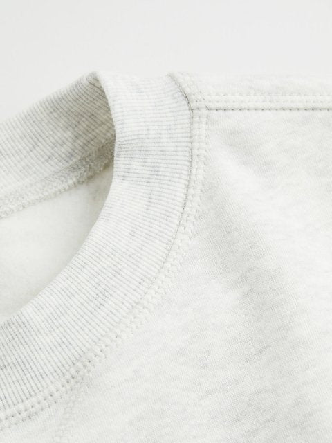 H&M Women Grey Solid Oversized Sweatshirt