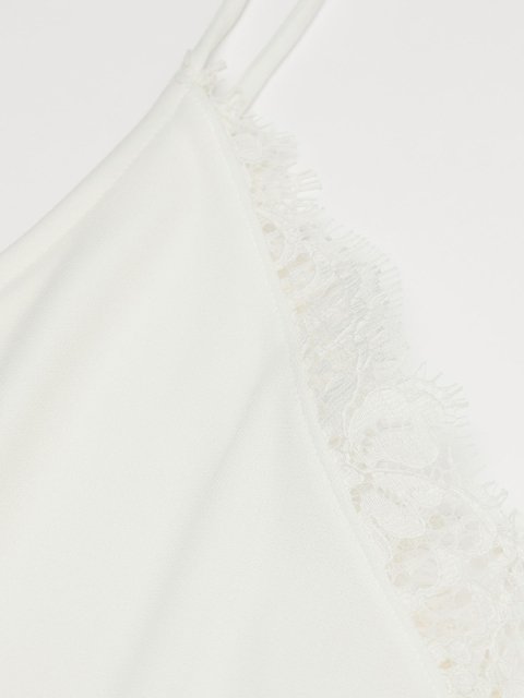 H&M Women Lace Trimmed Cami Top