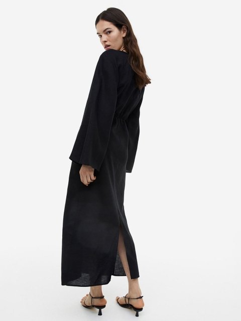 H&M Women Linen-Blend Dress