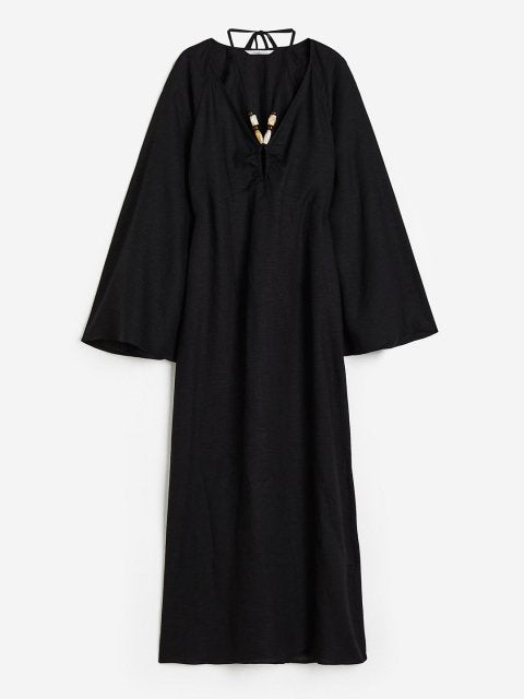 H&M Women Linen-Blend Dress