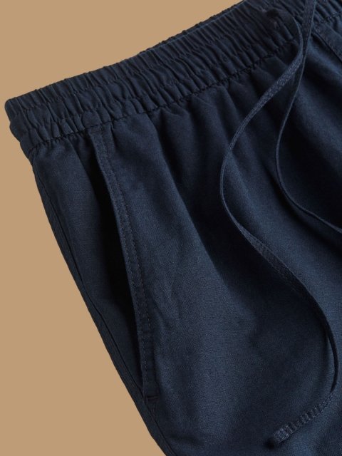 H&M Women Linen-Blend Joggers