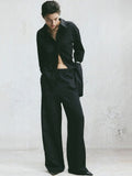 H&M Women Linen-Blend Pull-On Trousers