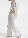 H&M Women Linen-Blend Trousers