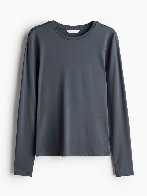 H&M Women Long-Sleeved Microfiber Top