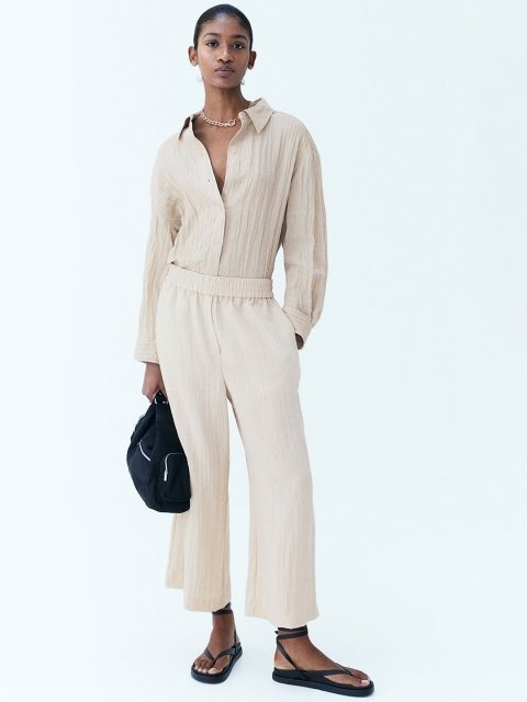 H&M Women Loose Fit Trousers