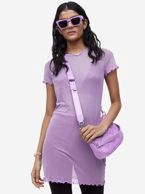 H&M Women Mesh Bodycon Dress