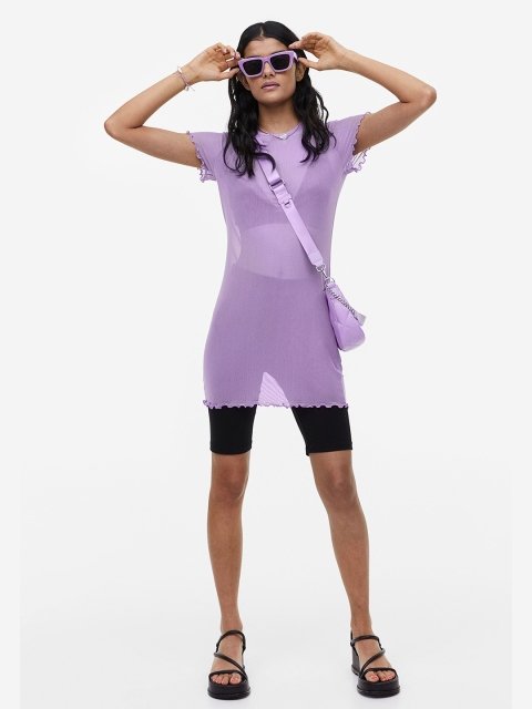 H&M Women Mesh Bodycon Dress