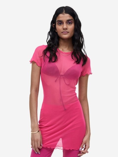 H&M Women Mesh Bodycon Dress