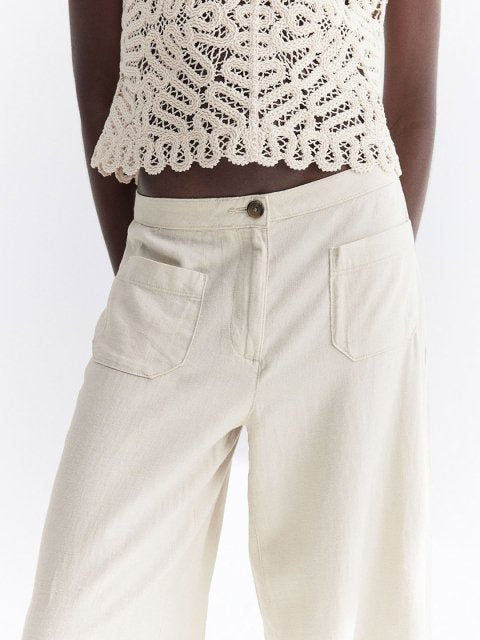 H&M Women Mid-Rise Trousers