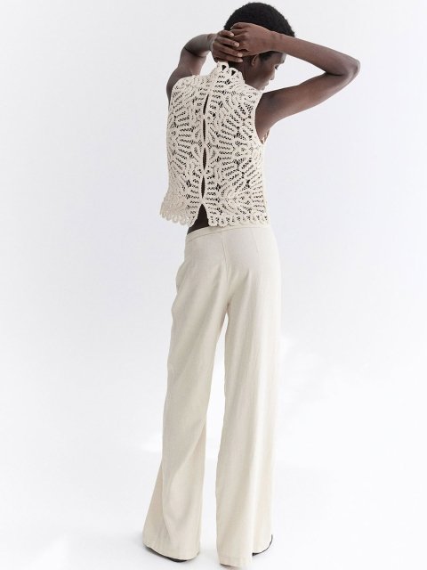 H&M Women Mid-Rise Trousers