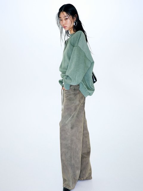 H&M Women Oversized Sweatshirt