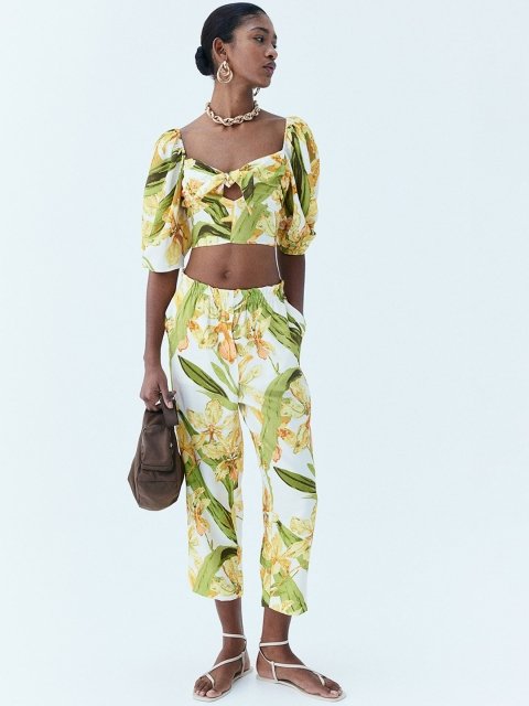 H&M Women Paper Bag Trousers