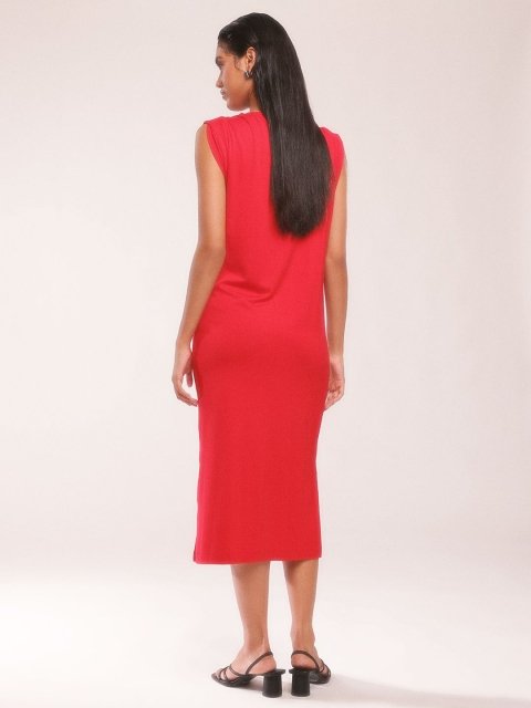 H&M Women Pleat Detailed Column A-Line Dress