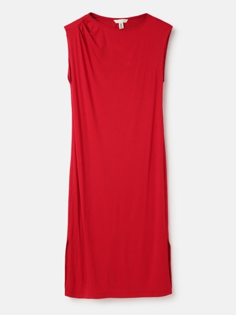 H&M Women Pleat Detailed Column A-Line Dress