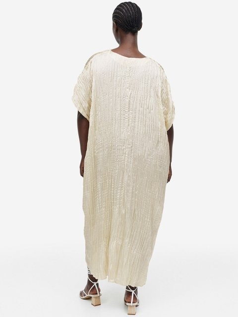 H&M Women Plus Size Pleated Tunic Dress
