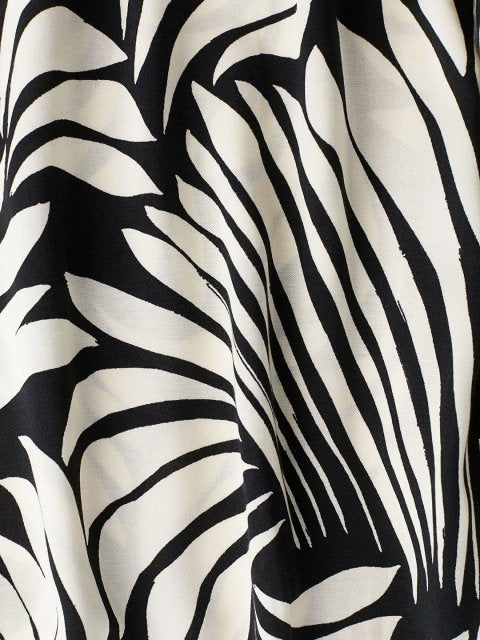 H&M Women Printed Wide Trousers