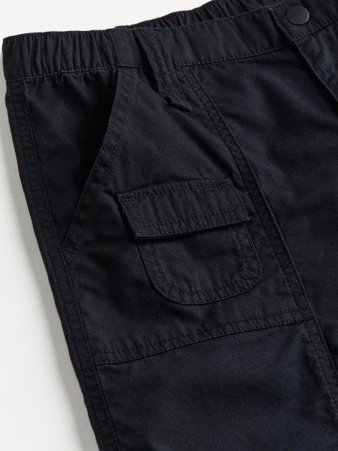 H&M Women Pure Cotton Canvas Cargo Trousers