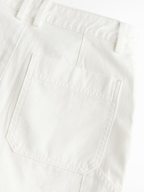 H&M Women Pure Cotton Twill Cargo Trousers