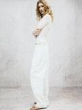 H&M Women Pure Cotton Twill Cargo Trousers
