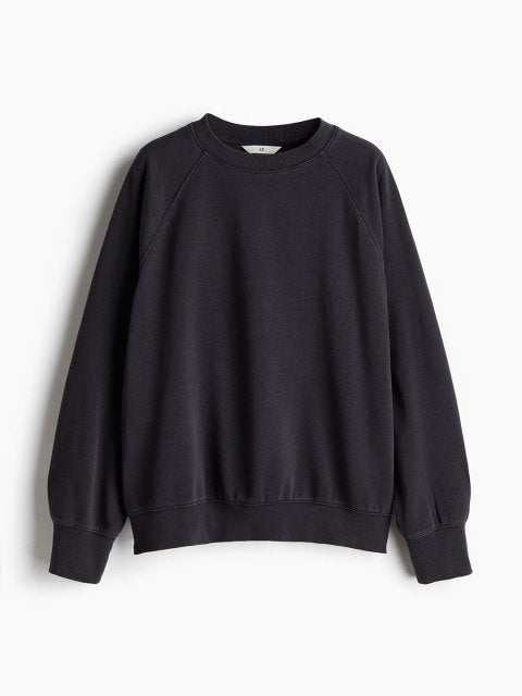 H&M Women Raglan-Sleeved Sweatshirt