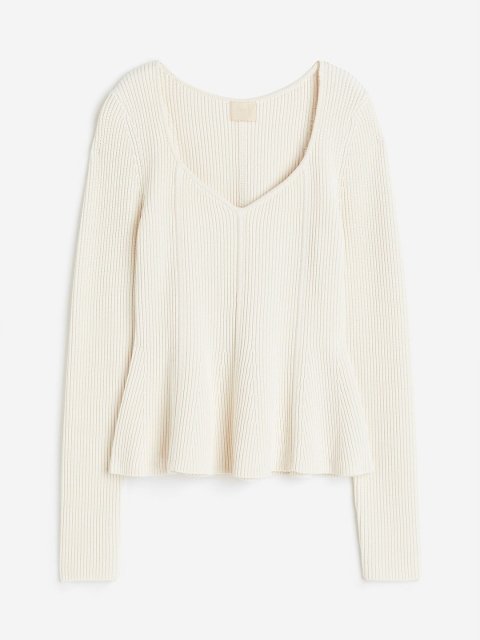 H&M Women Rib Knit Top