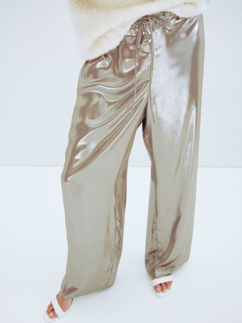 H&M Women Shiny Trousers