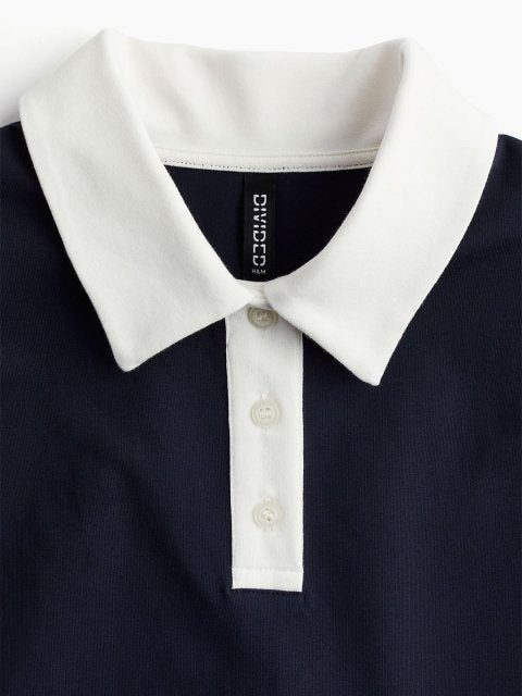 H&M Women Shoulder-Pad Polo Dress
