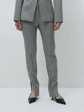 H&M Women Slit-Hem Trousers