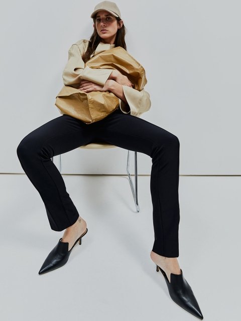 H&M Women Slit-Hem Trousers