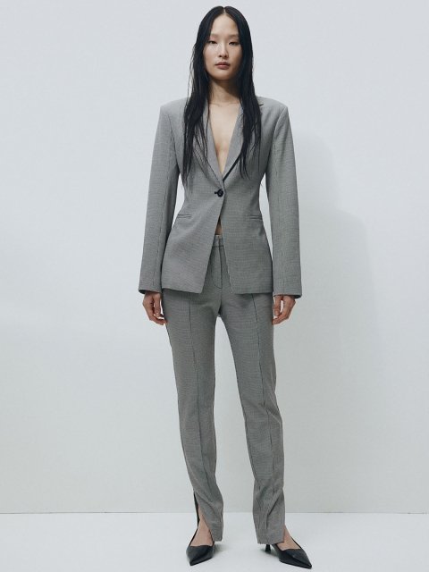 H&M Women Slit-Hem Trousers