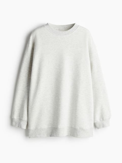 H&M Women Solid Oversized Sweatshirts