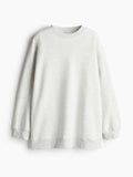 H&M Women Solid Oversized Sweatshirts