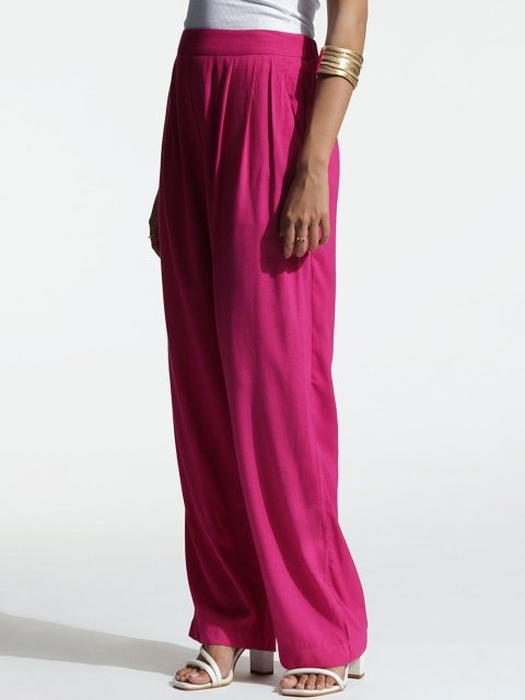 H&M Women Straight Fit Elasticated Trouser