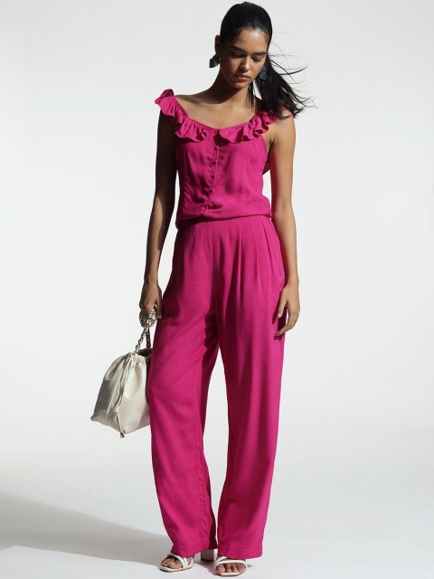H&M Women Straight Fit Elasticated Trouser