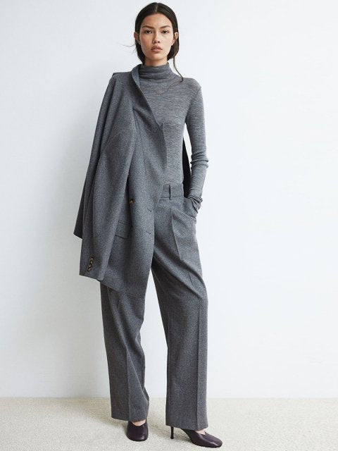 H&M Women Straight Trousers