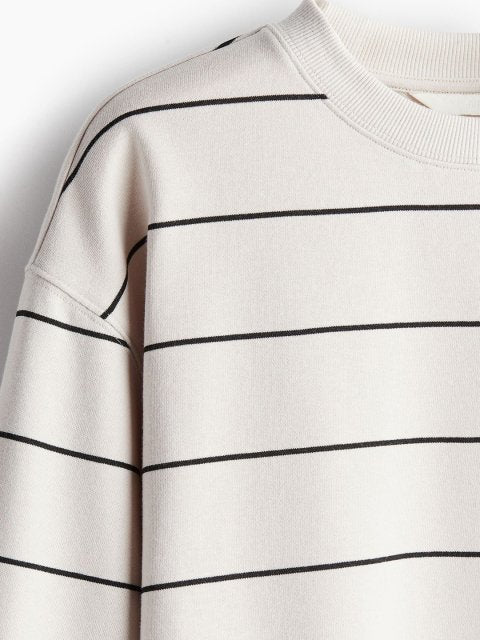 H&M Women Striped Sweatshirt
