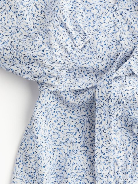 H&M Women Tie-belt Cotton dress