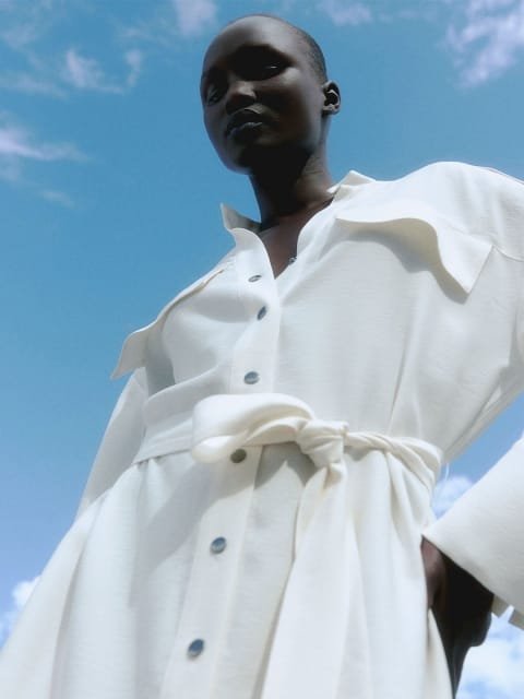 H&M Women Tie Belt Dress